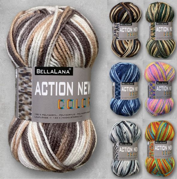 Bella Lana Action New Color, 50g Basicgarn